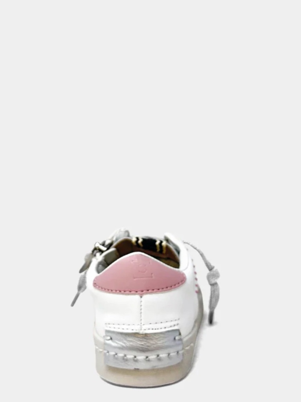ShuShop Silver and Hot Pink toddler Sneakers - Picture 4 of 9